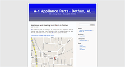 Desktop Screenshot of dothan.a-1appliance.com